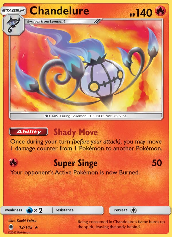 Chandelure, SM - Guardians Rising · 13/145