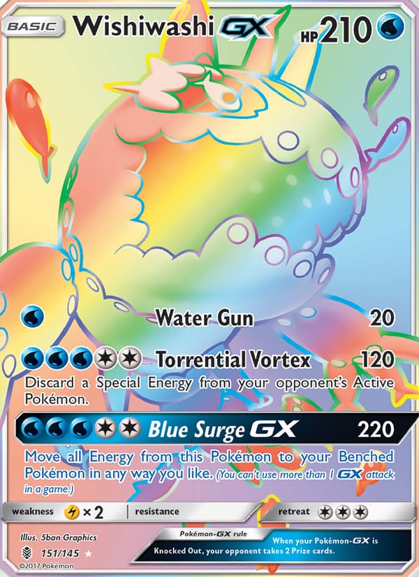 Wishiwashi GX, SM - Guardians Rising · 151/145
