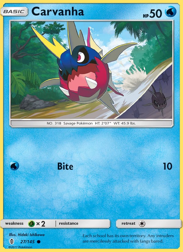 Carvanha, SM - Guardians Rising · 27/145