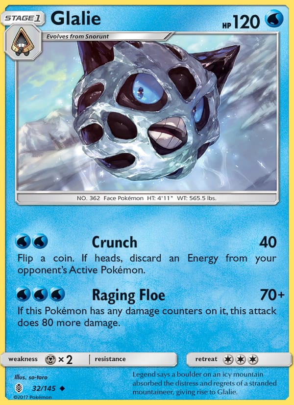 Glalie, SM - Guardians Rising · 32/145
