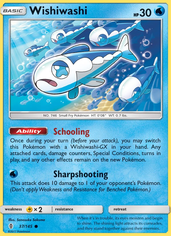Wishiwashi, SM - Guardians Rising · 37/145
