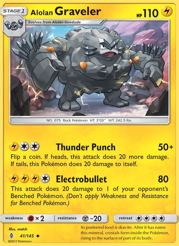 Alolan Graveler, SM - Guardians Rising · 41/145