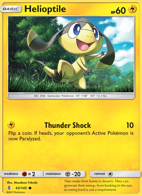 Helioptile, SM - Guardians Rising · 43/145