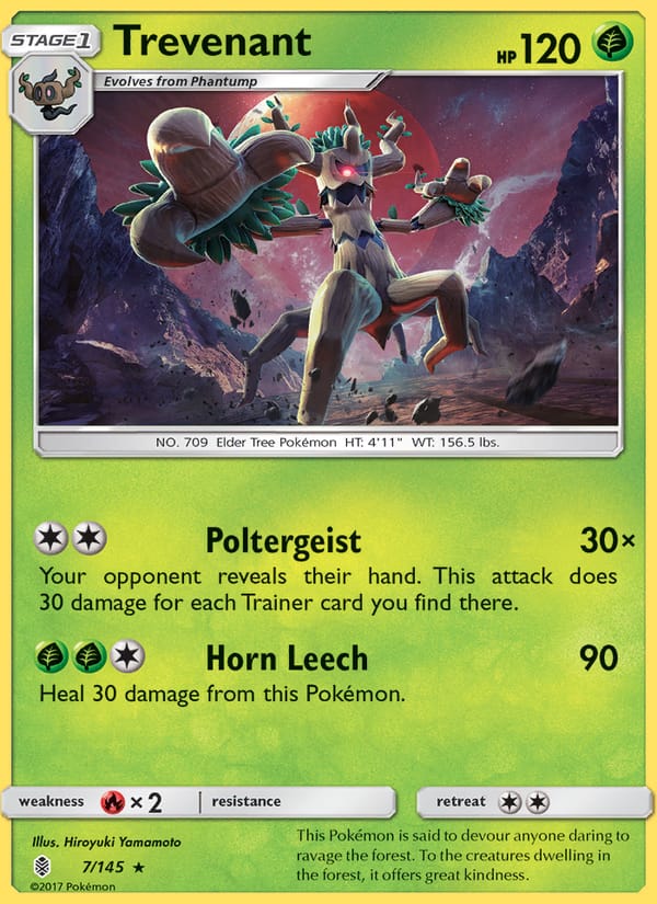 Trevenant, SM - Guardians Rising · 7/145