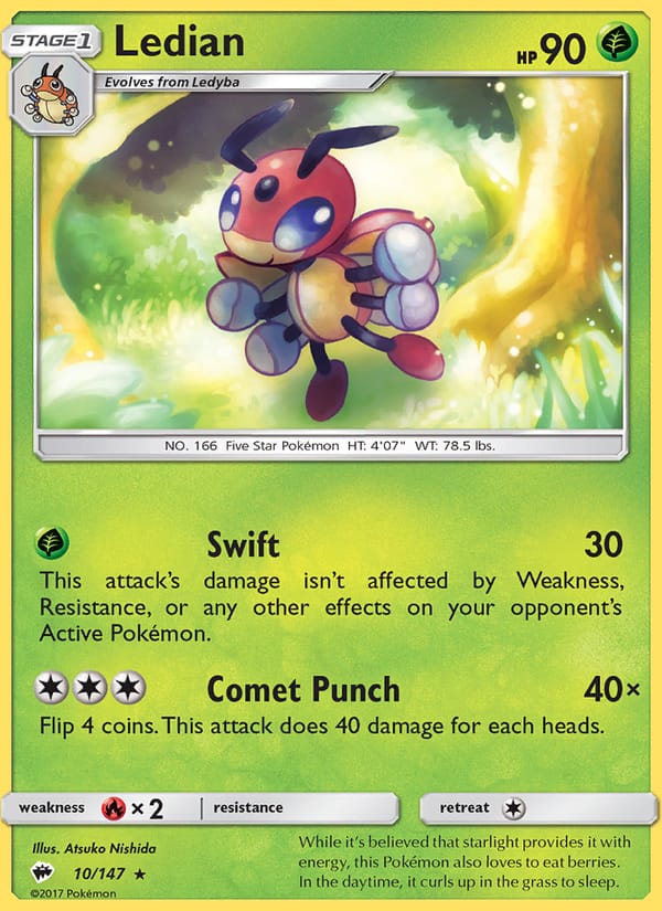 Ledian, SM - Burning Shadows · 10/147