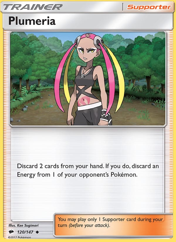Plumeria, SM - Burning Shadows · 120/147