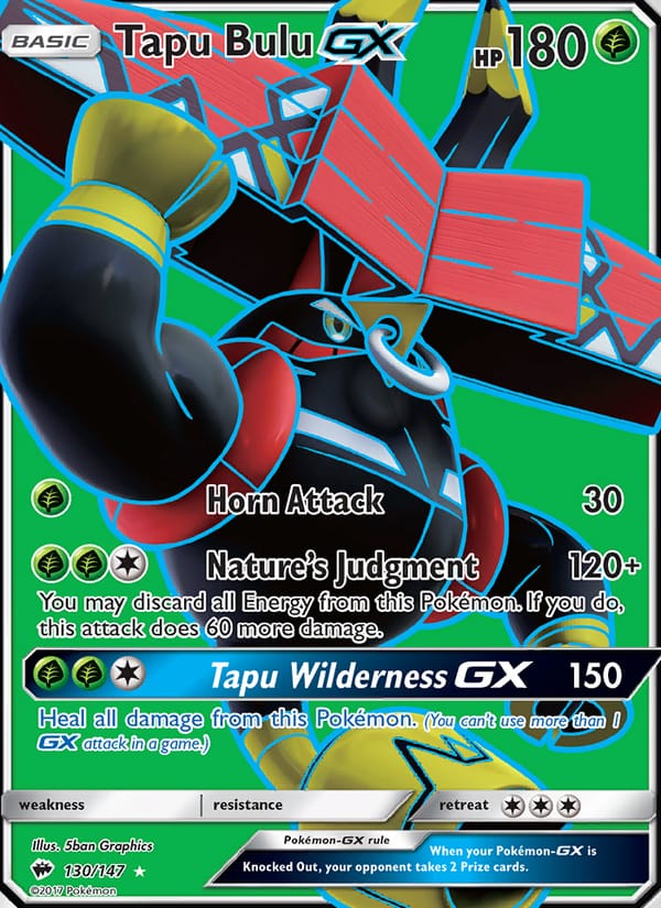 Tapu Bulu GX, SM - Burning Shadows · 130/147