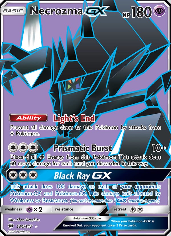 Necrozma GX, SM - Burning Shadows · 134/147