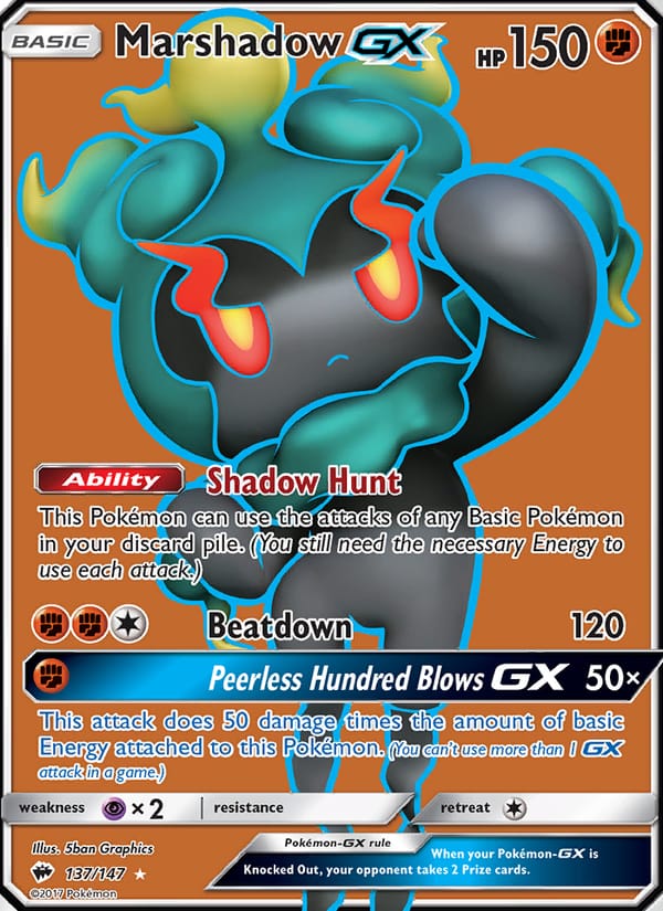 Marshadow GX, SM - Burning Shadows · 137/147