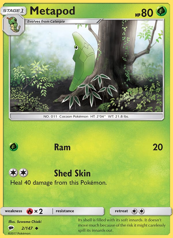 Metapod, SM - Burning Shadows · 2/147