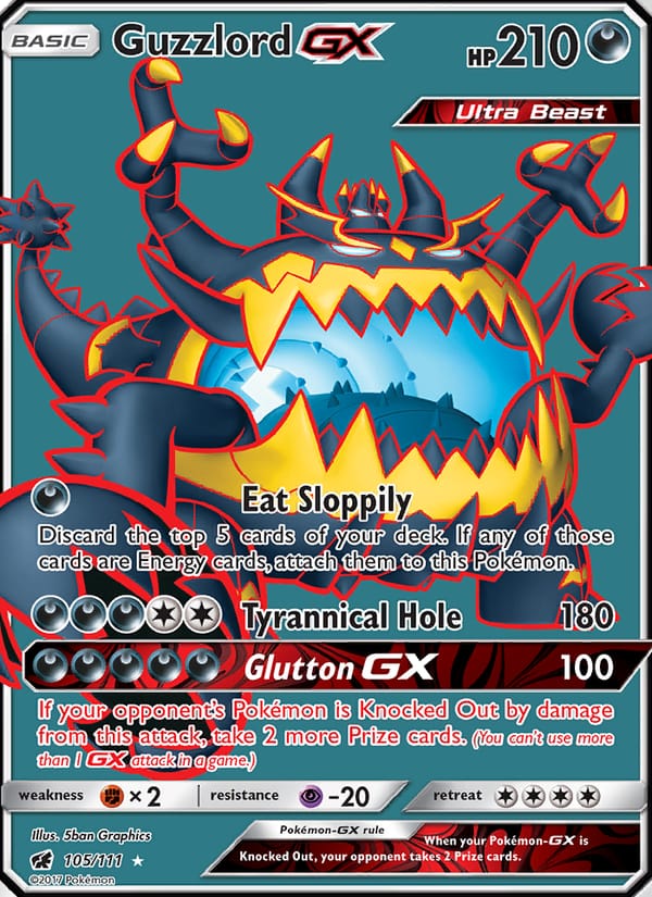 Guzzlord GX, SM - Crimson Invasion · 105/111