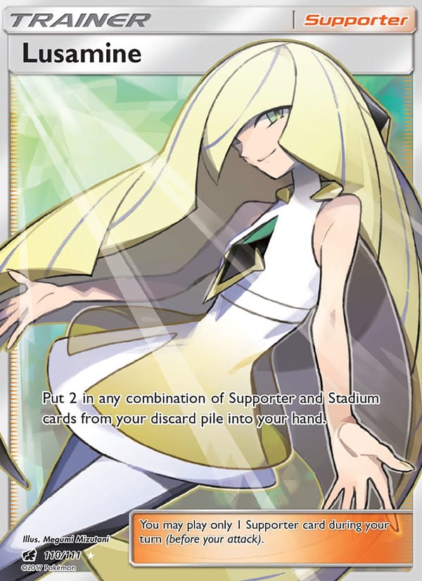 Lusamine, SM - Crimson Invasion · 110/111
