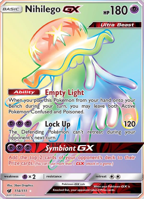 Nihilego GX, SM - Crimson Invasion · 114/111