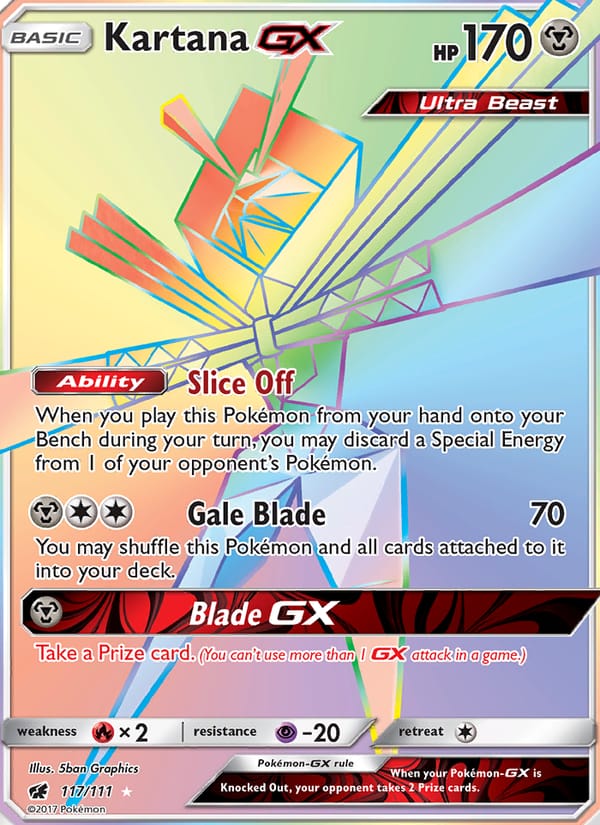 Kartana GX, SM - Crimson Invasion · 117/111