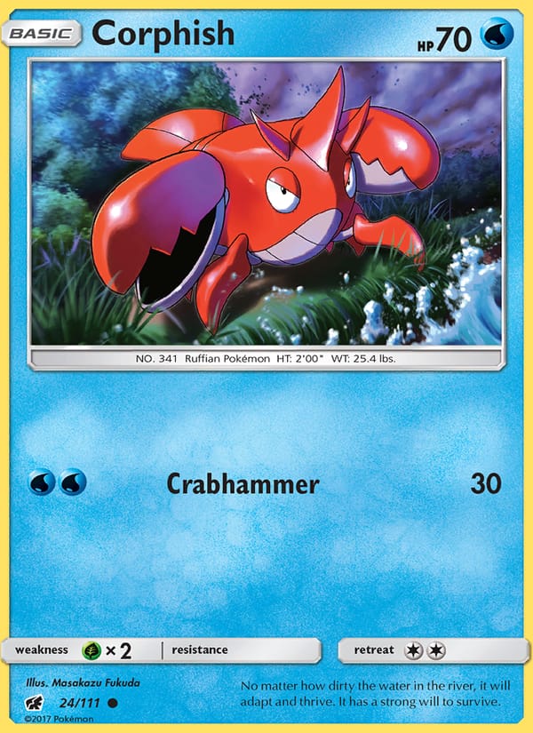 Corphish, SM - Crimson Invasion · 24/111