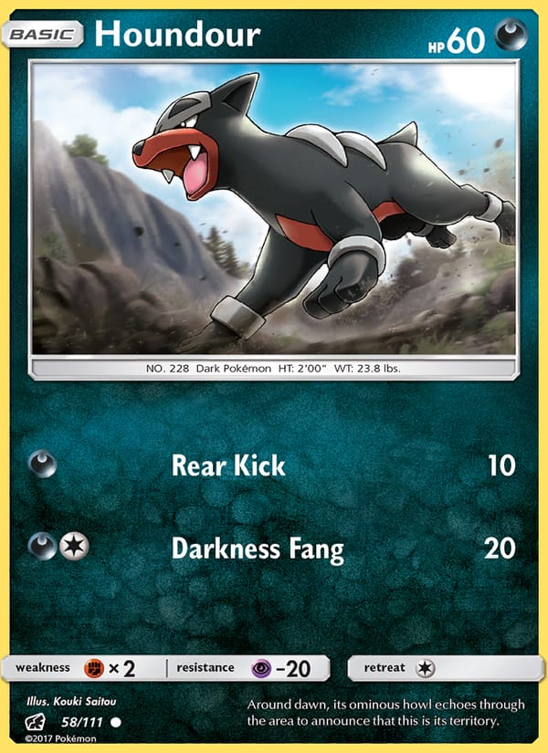 Houndour, SM - Crimson Invasion · 58/111