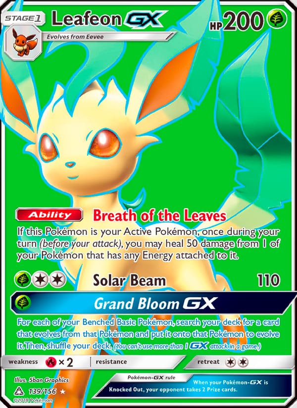 Leafeon GX, SM - Ultra Prism · 139/156