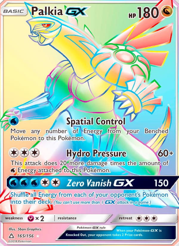 Palkia GX, SM - Ultra Prism · 165/156