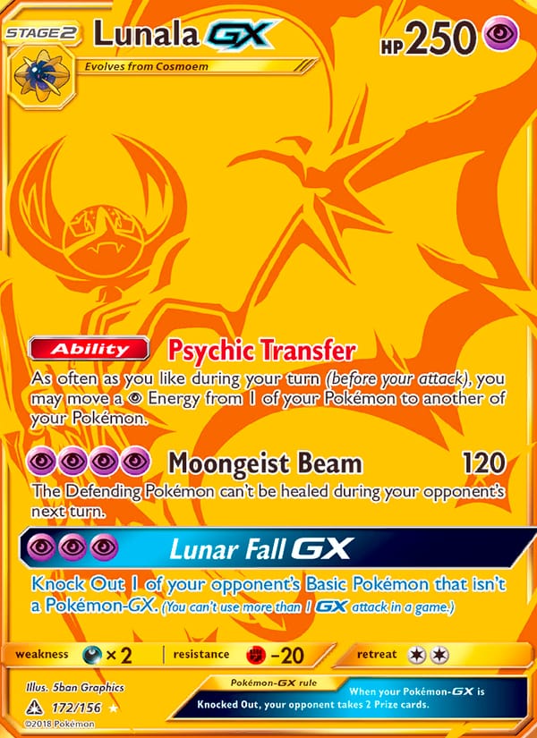 Lunala GX, SM - Ultra Prism · 172/156