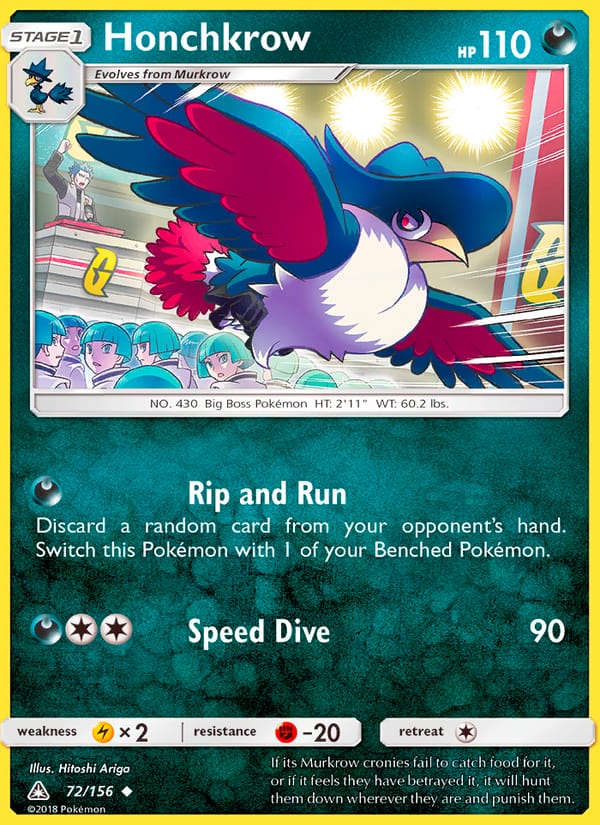 Honchkrow, SM - Ultra Prism · 72/156