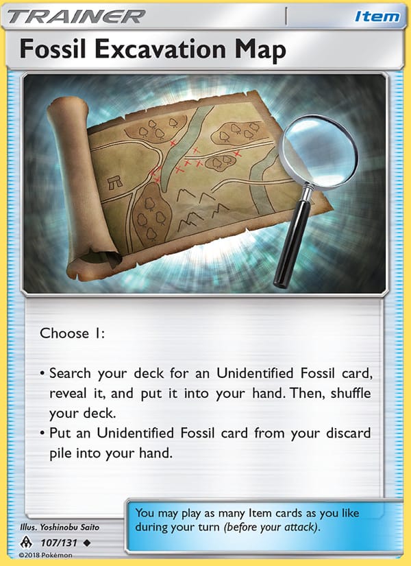 Fossil Excavation Map, SM - Forbidden Light · 107/131