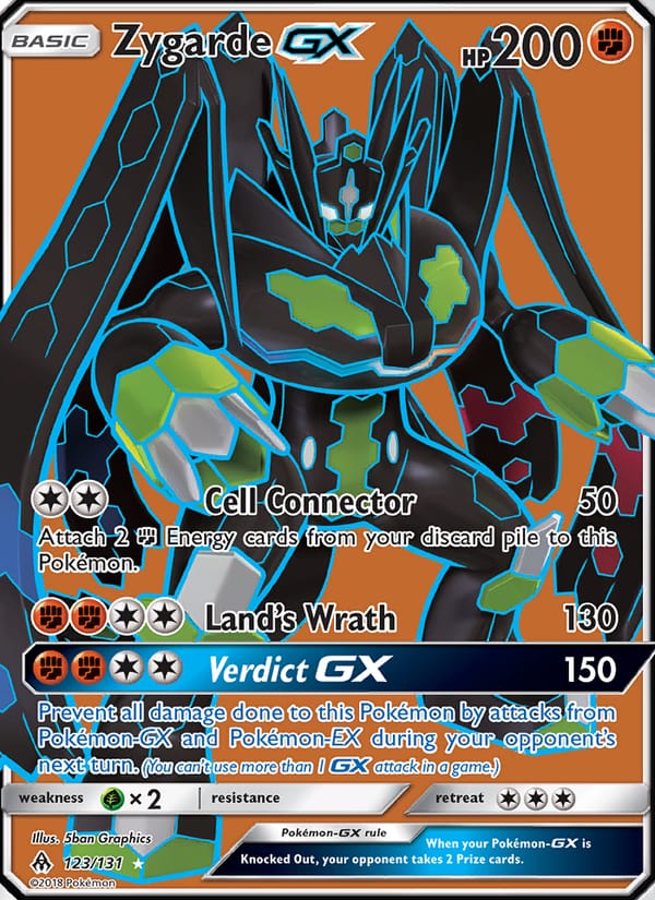 Zygarde GX, SM - Forbidden Light · 123/131