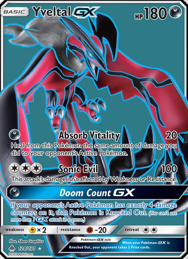 Yveltal GX, SM - Forbidden Light · 124/131