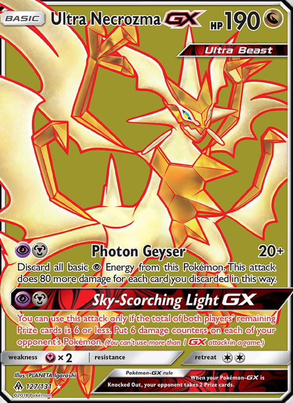 Ultra Necrozma GX, SM - Forbidden Light · 127/131