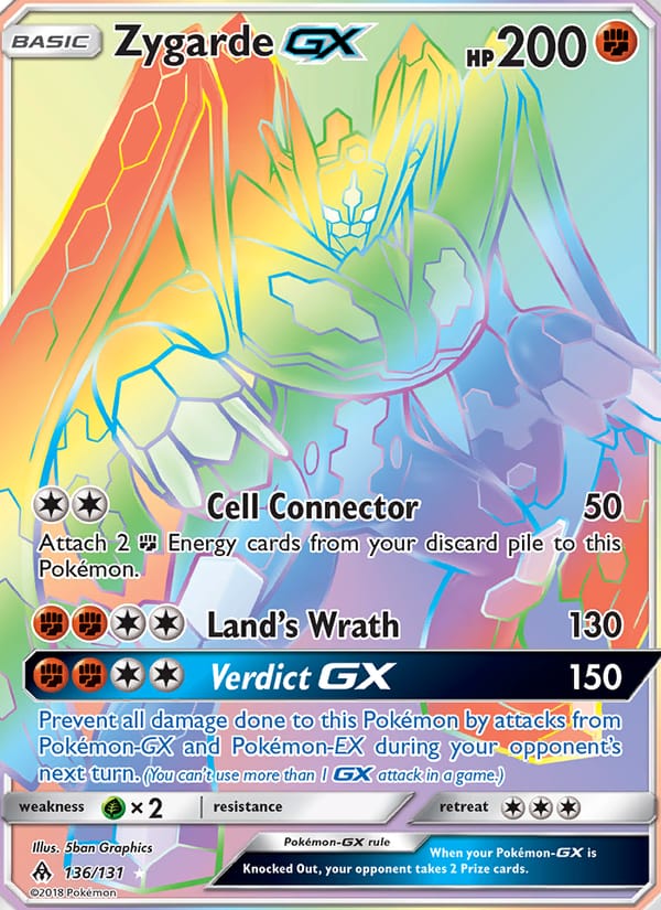 Zygarde GX, SM - Forbidden Light · 136/131
