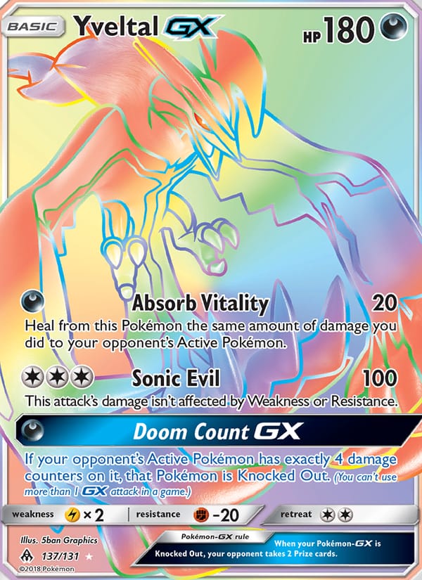 Yveltal GX, SM - Forbidden Light · 137/131