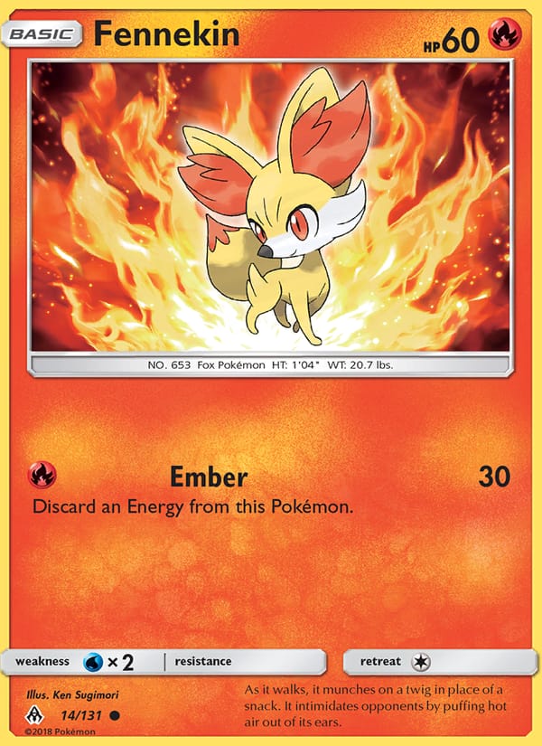 Fennekin, SM - Forbidden Light · 14/131