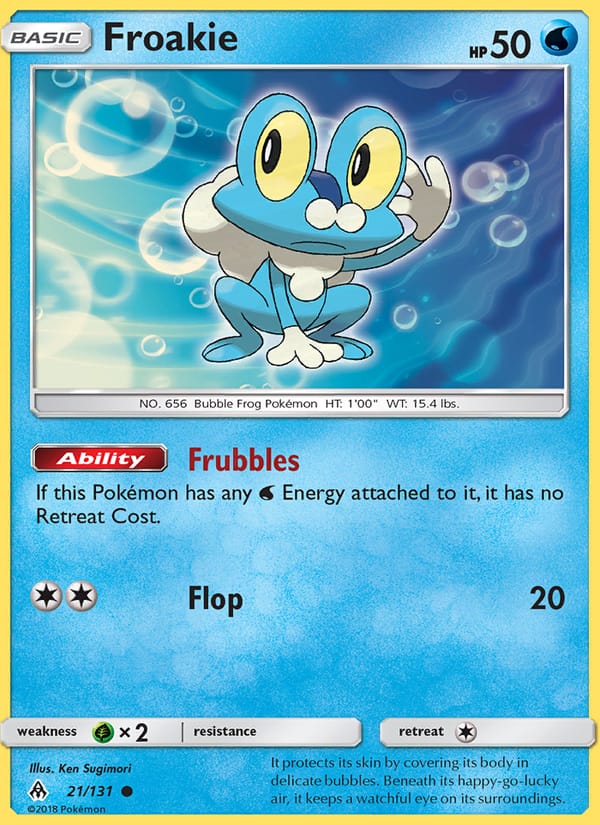 Froakie, SM - Forbidden Light · 21/131