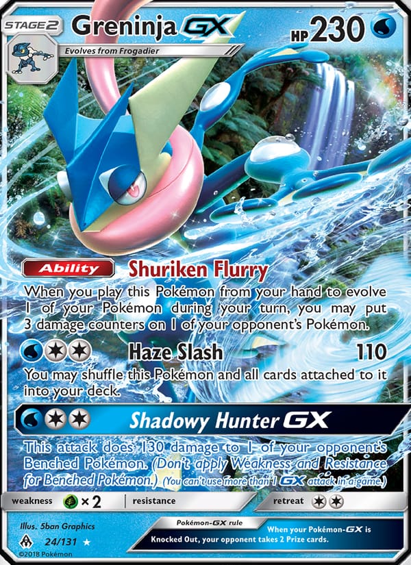 Greninja GX, SM - Forbidden Light · 24/131