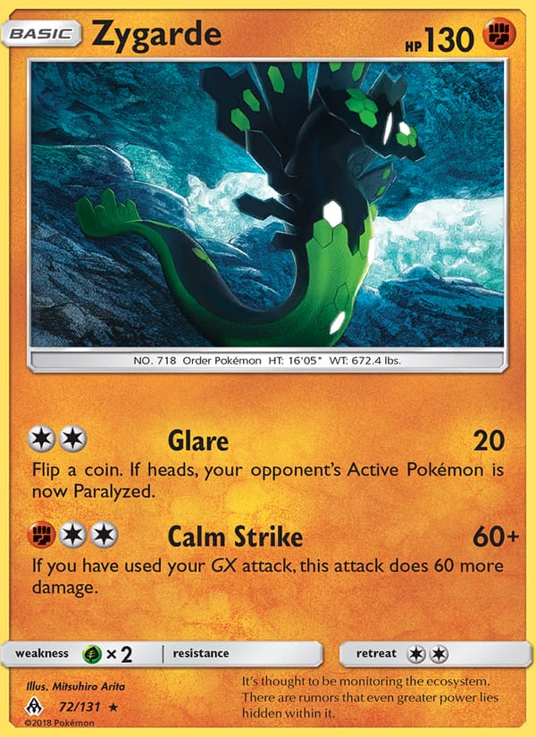 Zygarde, SM - Forbidden Light · 72/131