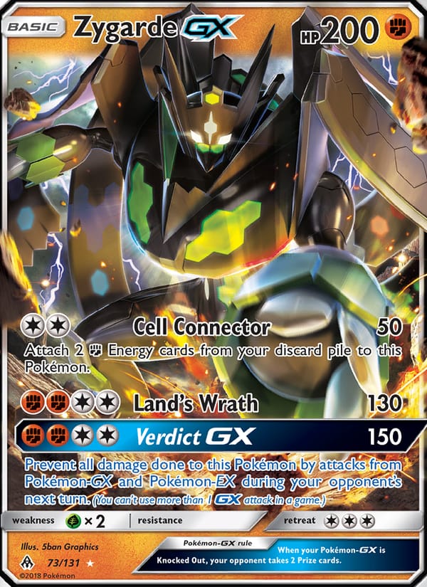 Zygarde GX, SM - Forbidden Light · 73/131