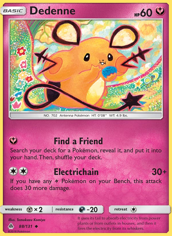 Dedenne, SM - Forbidden Light · 88/131