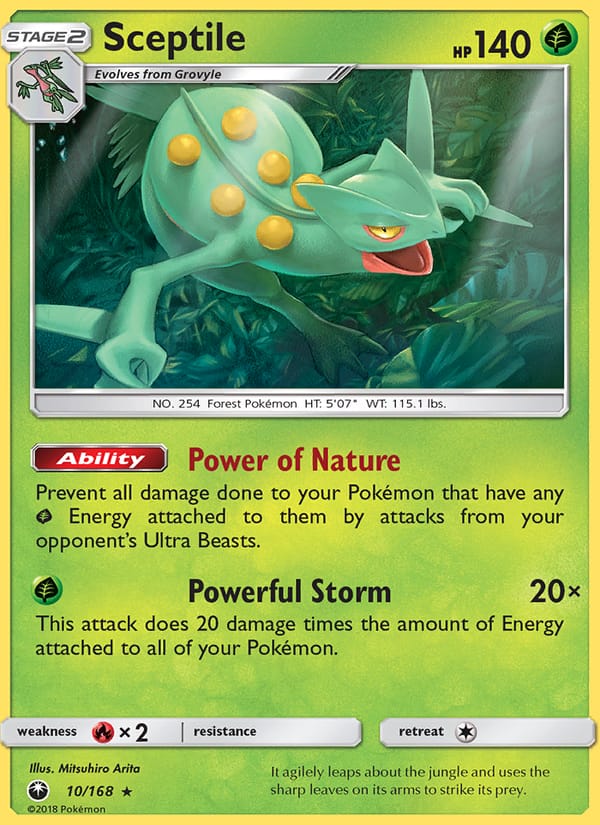 Sceptile, SM - Celestial Storm · 10/168
