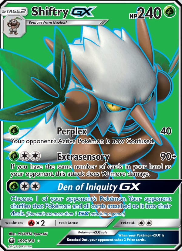 Shiftry GX, SM - Celestial Storm · 152/168