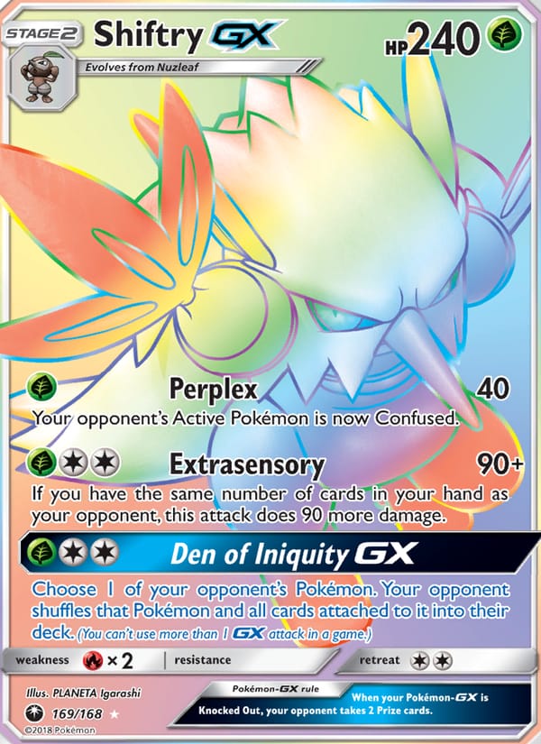 Shiftry GX, SM - Celestial Storm · 169/168