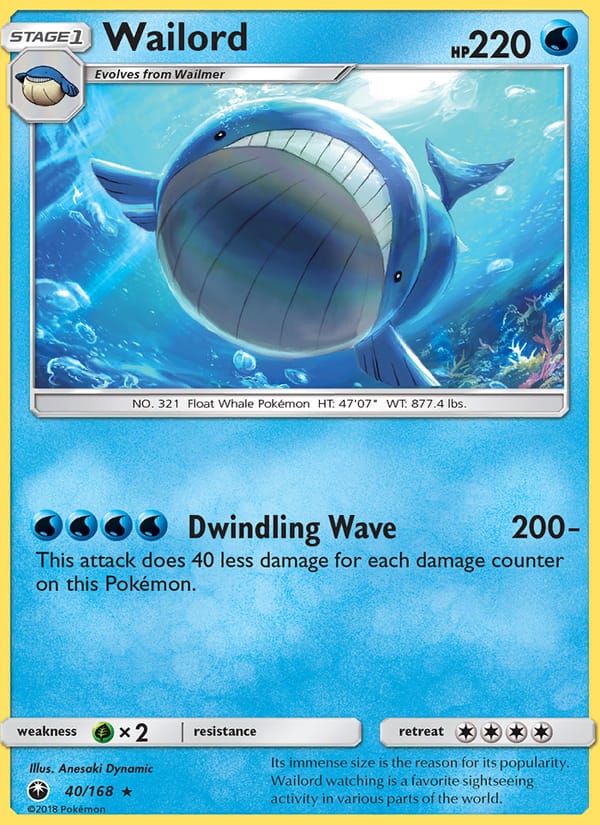 Wailord, SM - Celestial Storm · 40/168