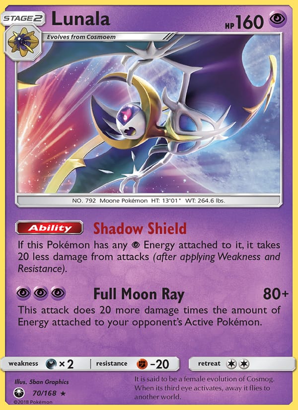 Lunala, SM - Celestial Storm · 70/168