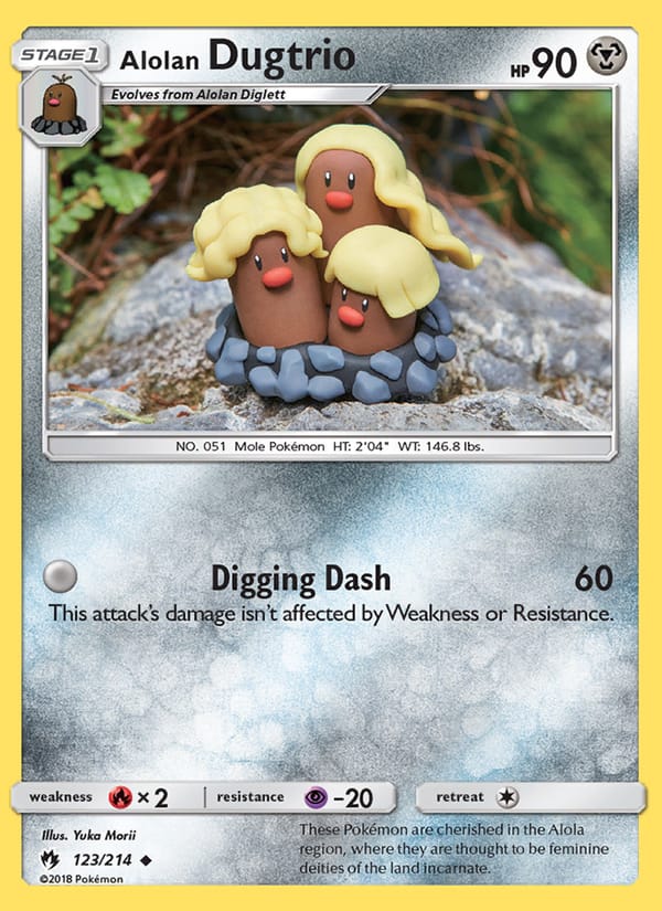 Alolan Dugtrio, SM - Lost Thunder · 123/214