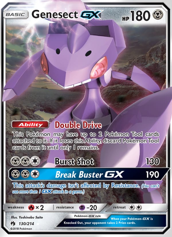 Genesect GX, SM - Lost Thunder · 130/214