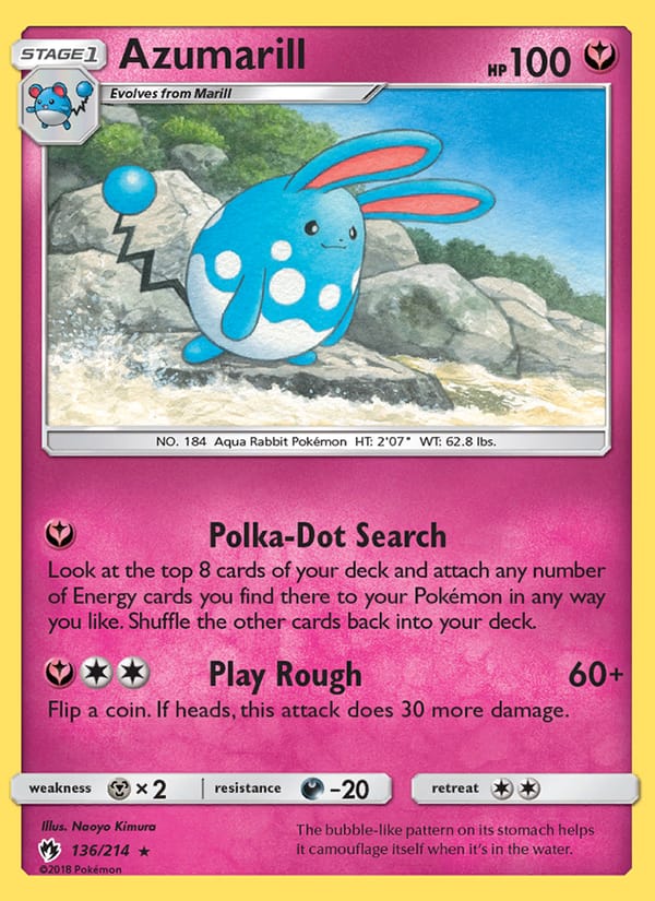 Azumarill, SM - Lost Thunder · 136/214