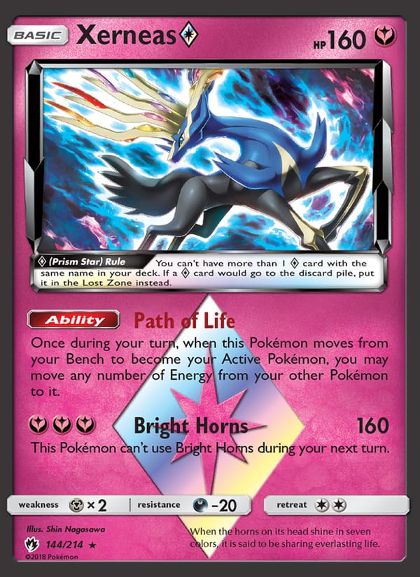 Xerneas Prism Star, SM - Lost Thunder · 144/214