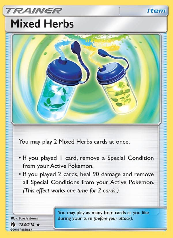 Mixed Herbs, SM - Lost Thunder · 184/214