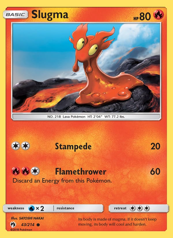 Slugma, SM - Lost Thunder · 43/214
