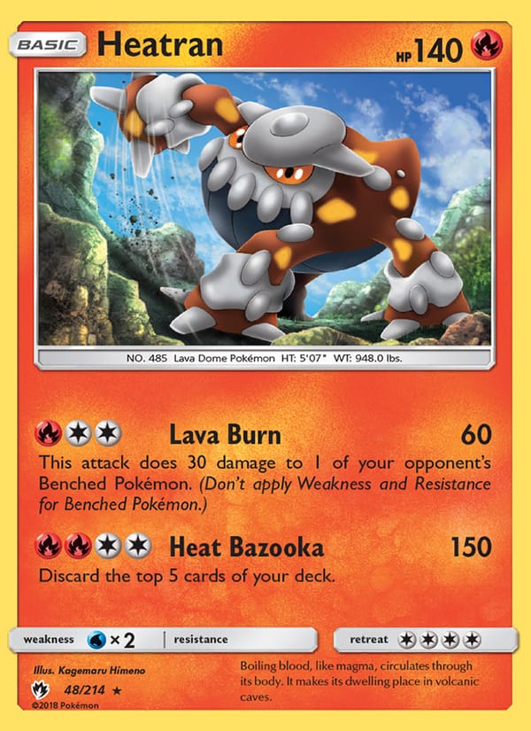 Heatran, SM - Lost Thunder · 48/214