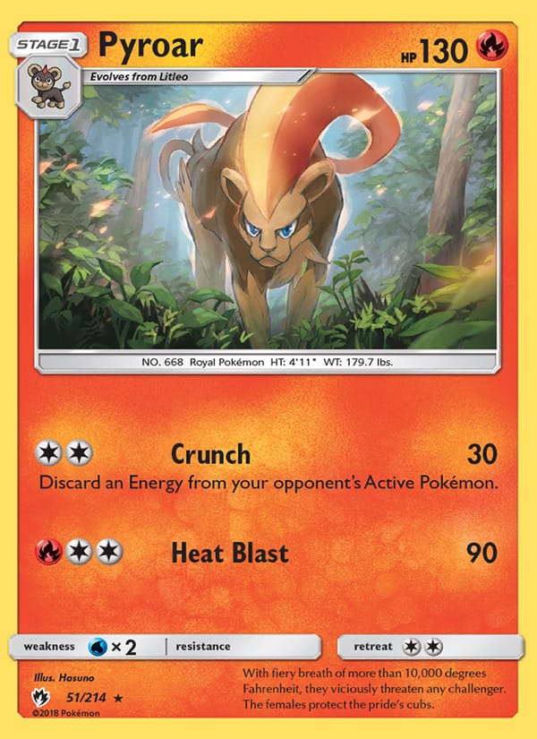 Pyroar, SM - Lost Thunder · 51/214