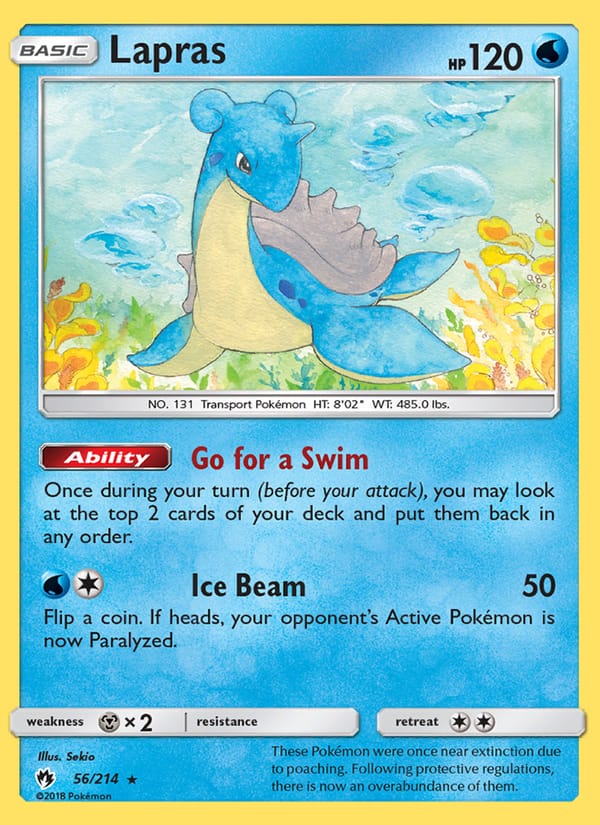 Lapras, SM - Lost Thunder · 56/214